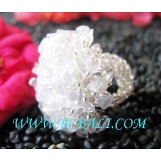 Fashion Beads Stone Finger Ring